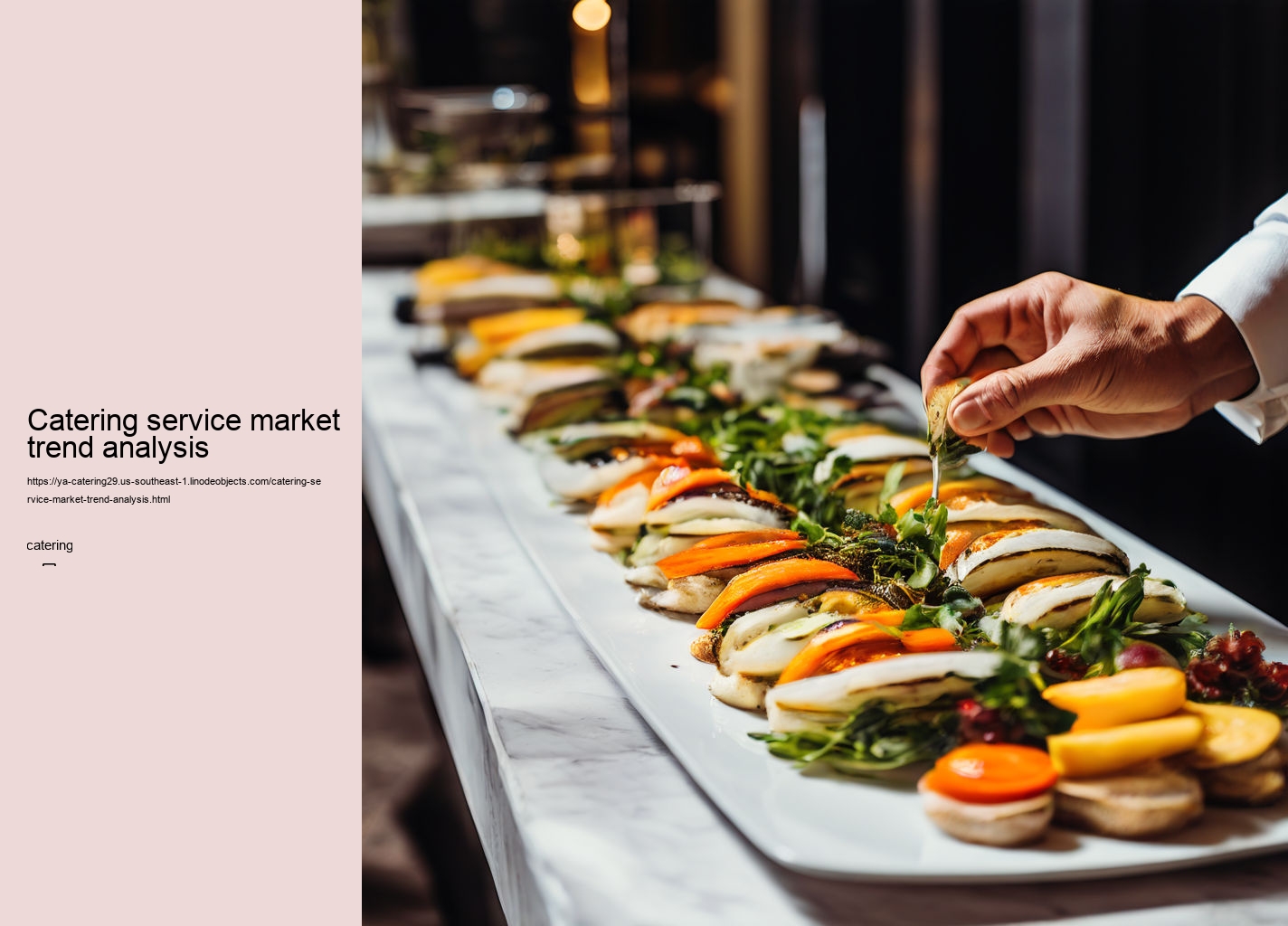 Catering service market trend analysis